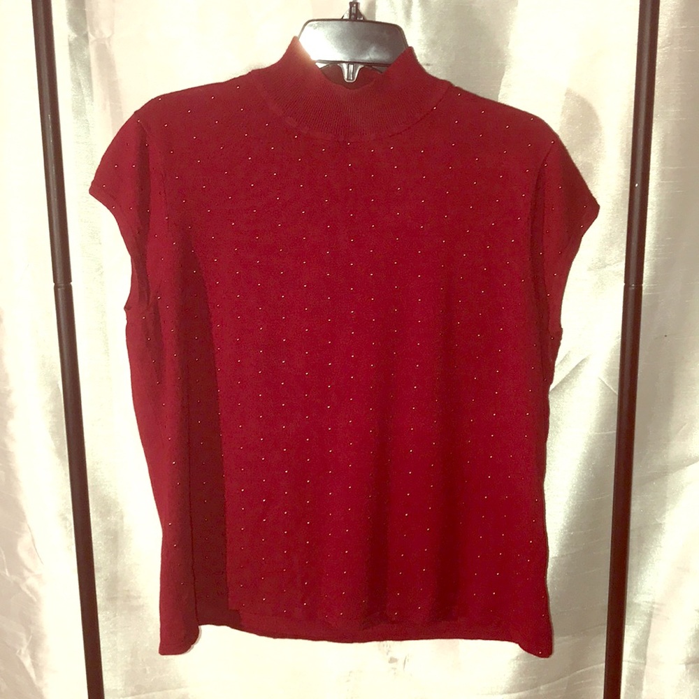 Jones New York Red women’s turtleneck